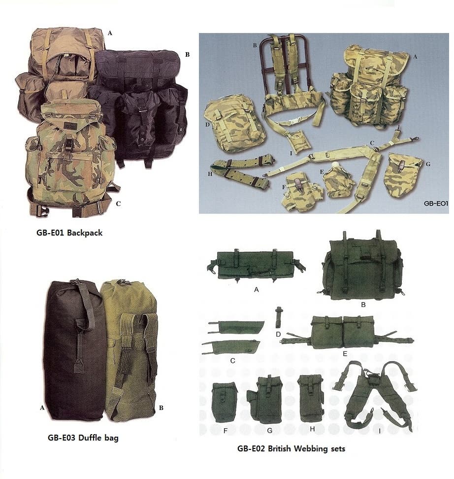 Military backpacks_ webbing sets_ Bags_ Pouches